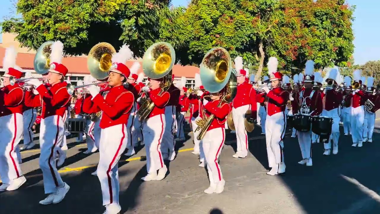 🎷Golden Valley High School Cardinal Regime Marching Band | Central CA Band Review 2025 Merced CA
