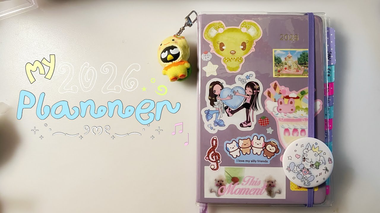 ⋆.˚ Setting up my 2026 Planner 
