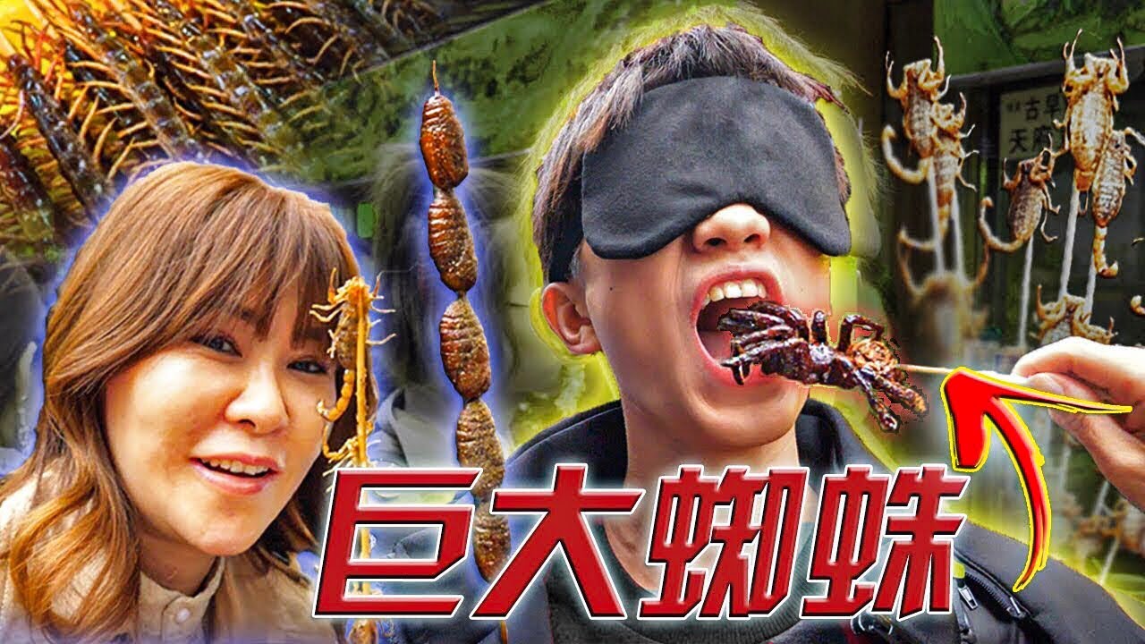 妈妈竟然骗我吃了巨大蜘蛛, 蝎子和蚱蜢！！！