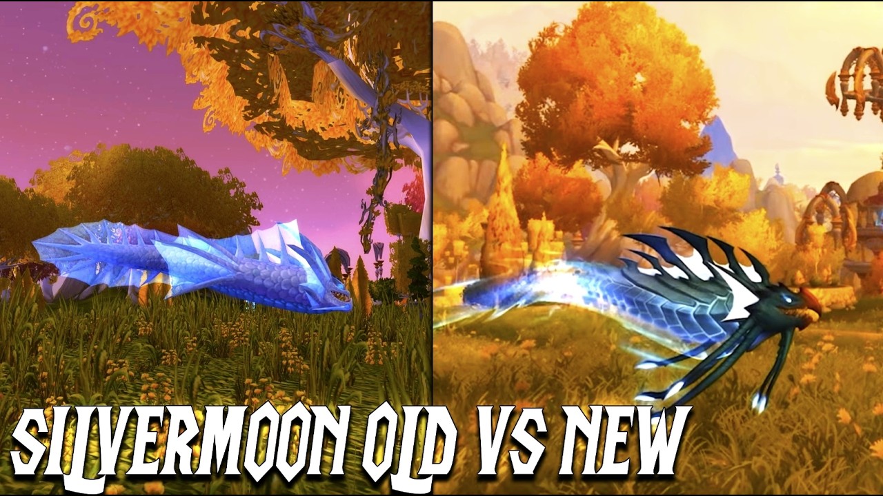 SILVERMOON CITY OLD VS NEW COMPARISON - Quel Thalas WoW Midnight (2007 vs 2025)