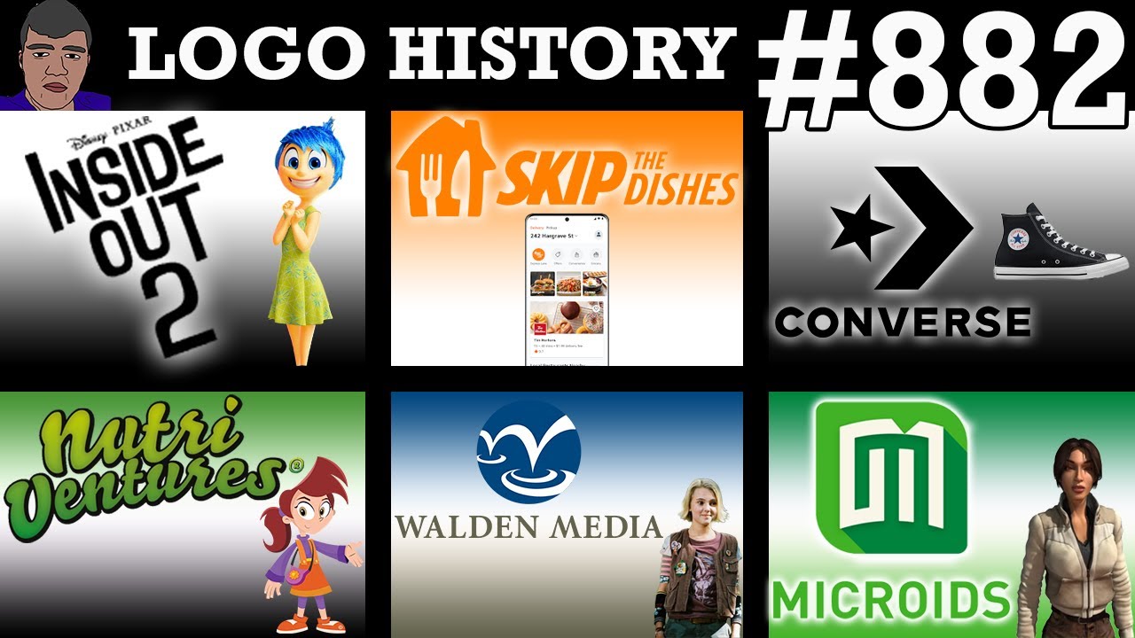 LOGO HISTORY #882 - Converse, Inside Out 2, Walden Media, SkipTheDishes & More...