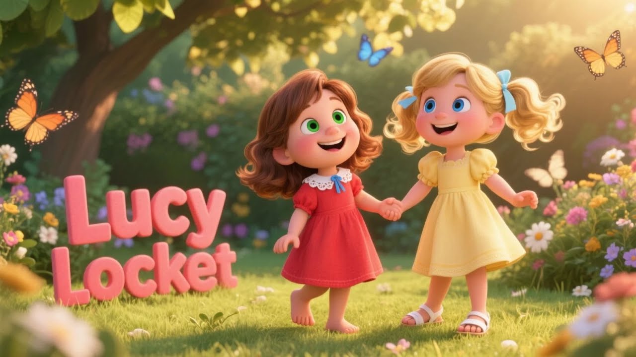 🎀 Lucy Locket &ndash; Classic Nursery Rhyme for Kids | Sing Along with Bocha Kids