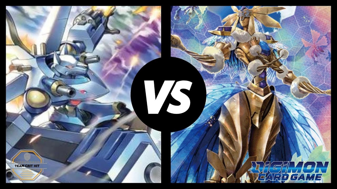 Digimon TCG - Blue Hybrid [MagnaGarurumon] VS Eosmon [Green Hybrid] - BO3 [Set 7]!!!