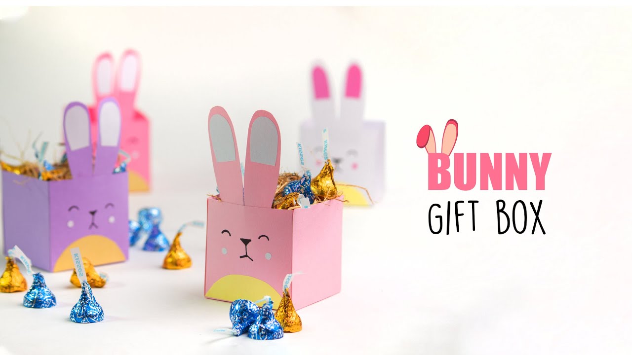 Bunny Gift Box 🐰 | DIY Treat Box Ideas | Easy Paper Box Craft