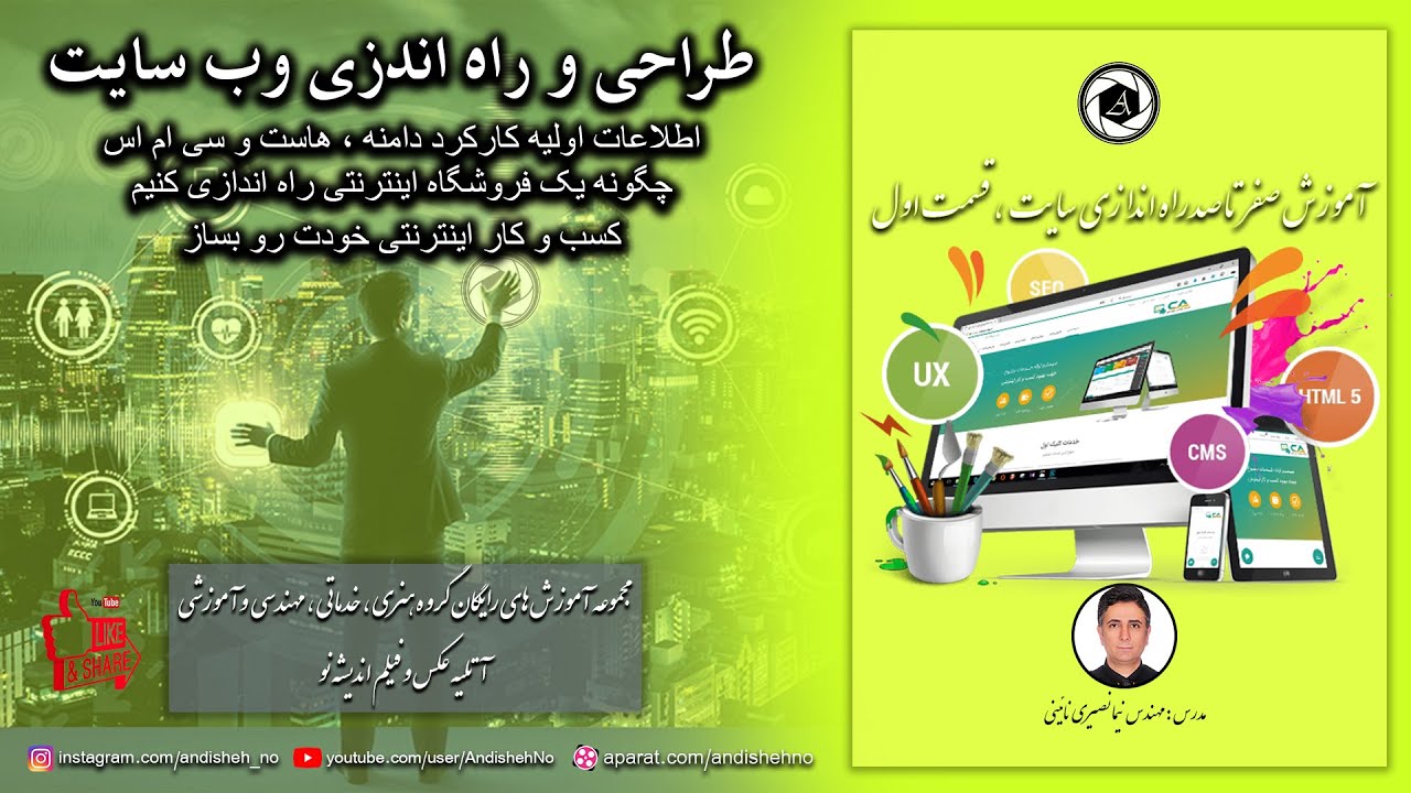 چگونه یک وب سایت یا فروشگاه اینترنتی راه اندازی کنیم - قسمت اول