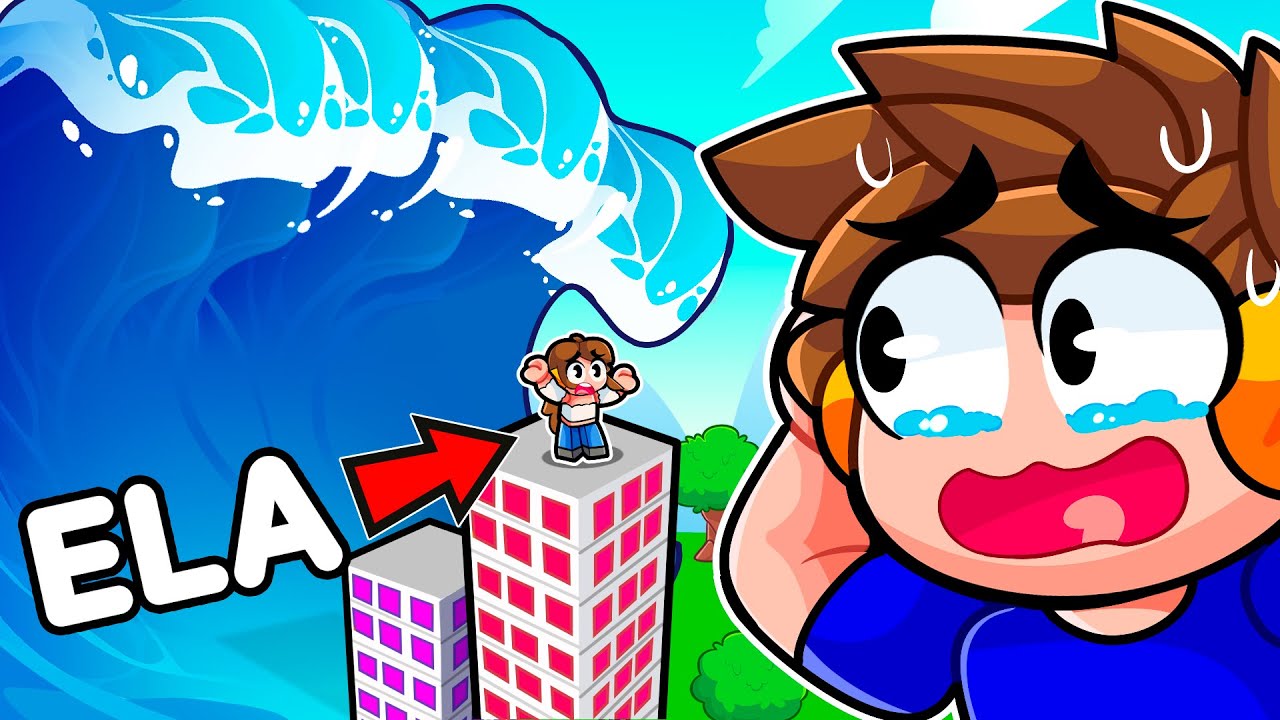 Sobrevivendo a 1.492.236 DESASTRES NATURAIS no Roblox!