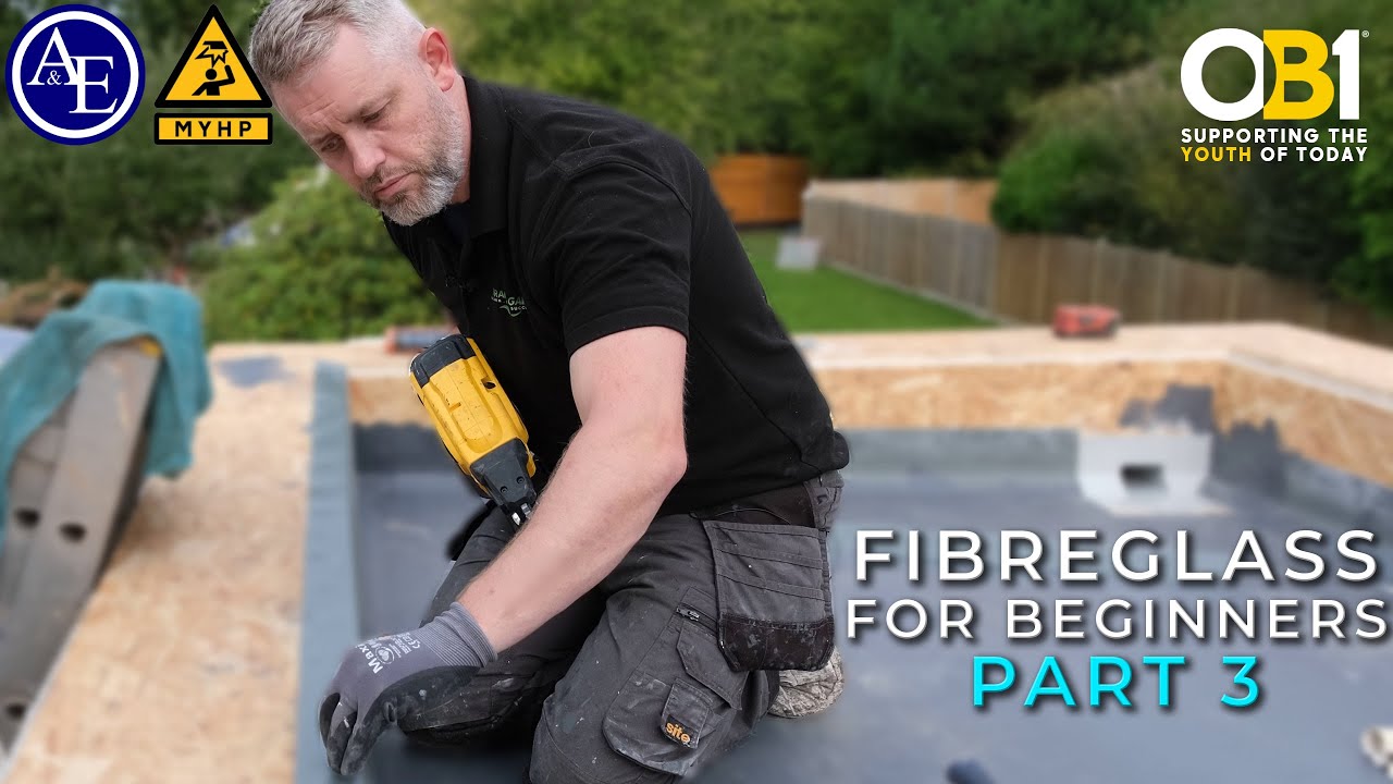 How To Install GRP - Fibreglass Flat Roof Part 3