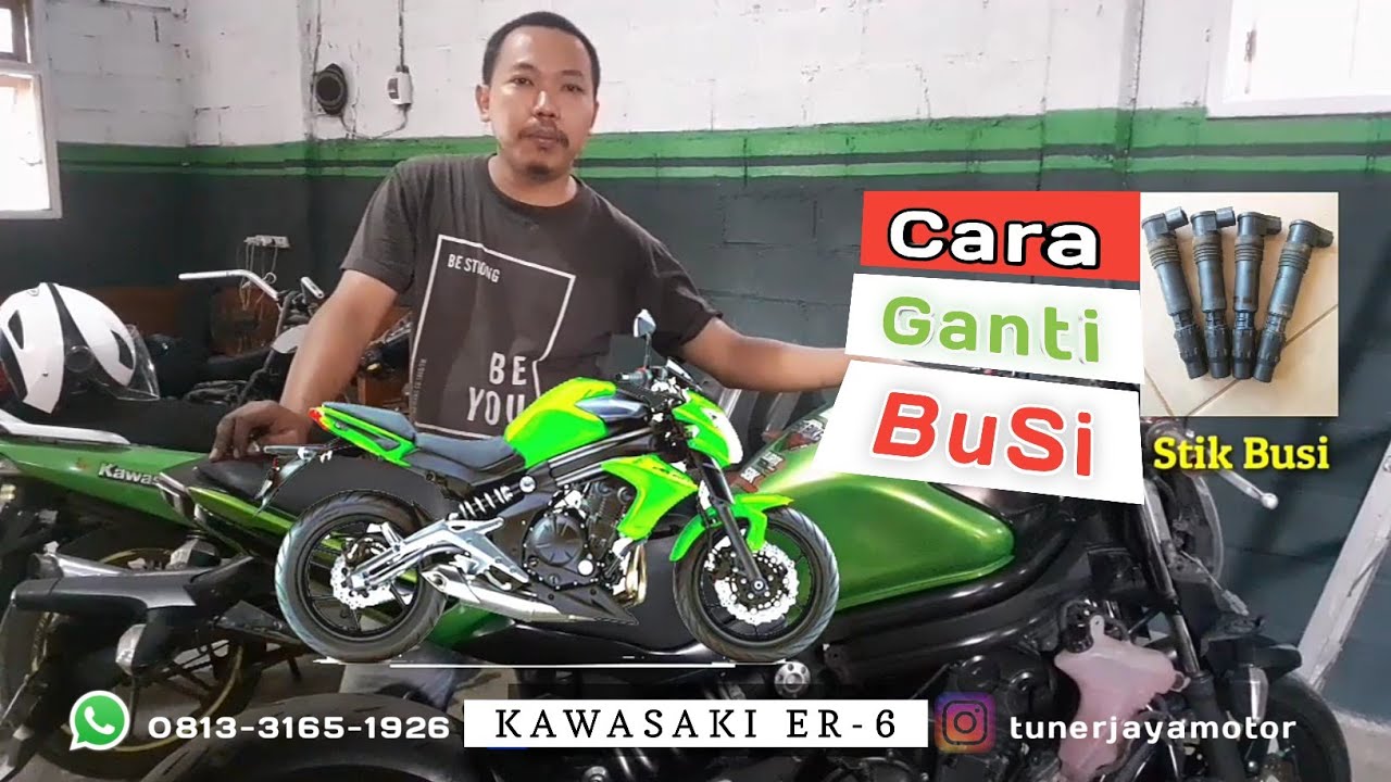 kawasaki er650 spark plug