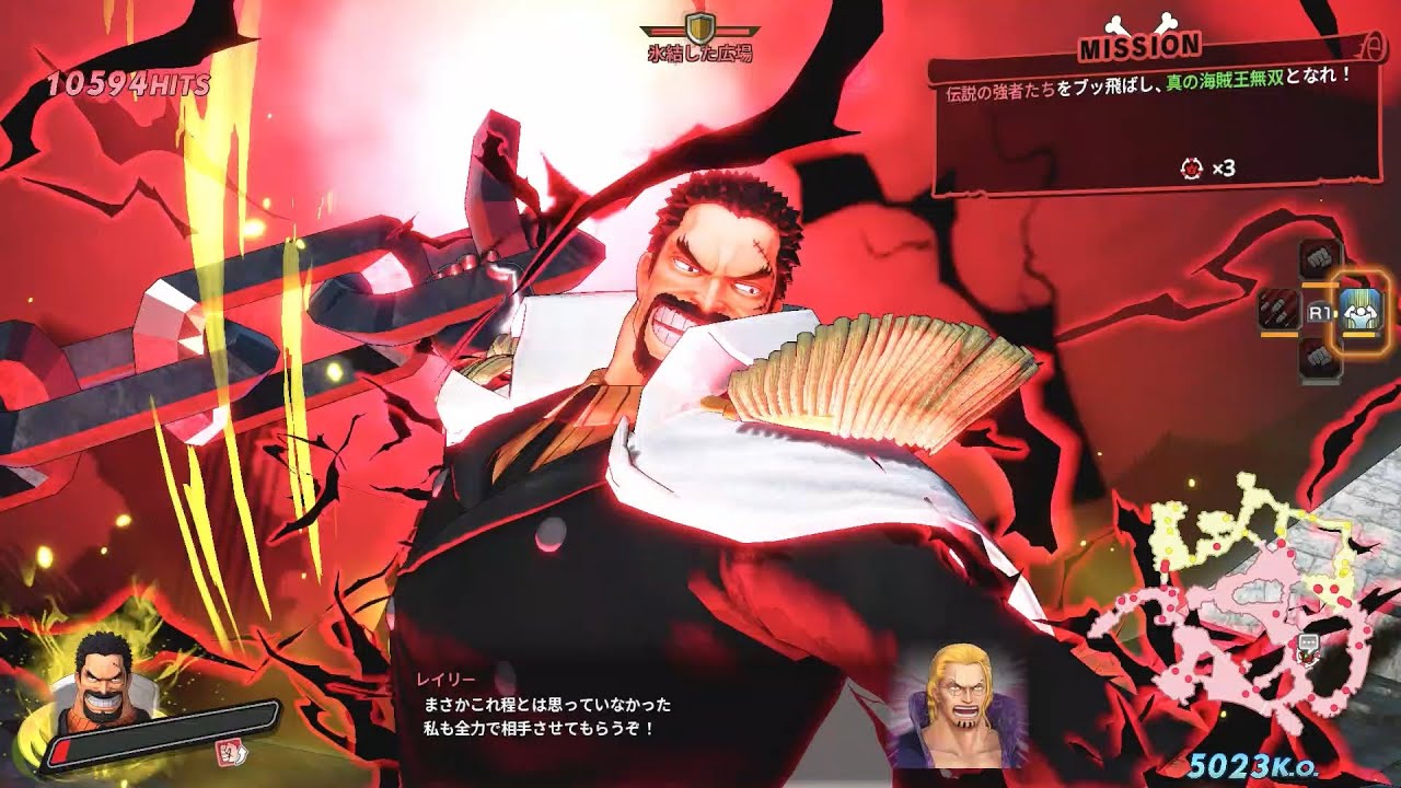 【海賊無双4】全盛期ガープの海賊王無双【One Piece Pirate Warriors 4】