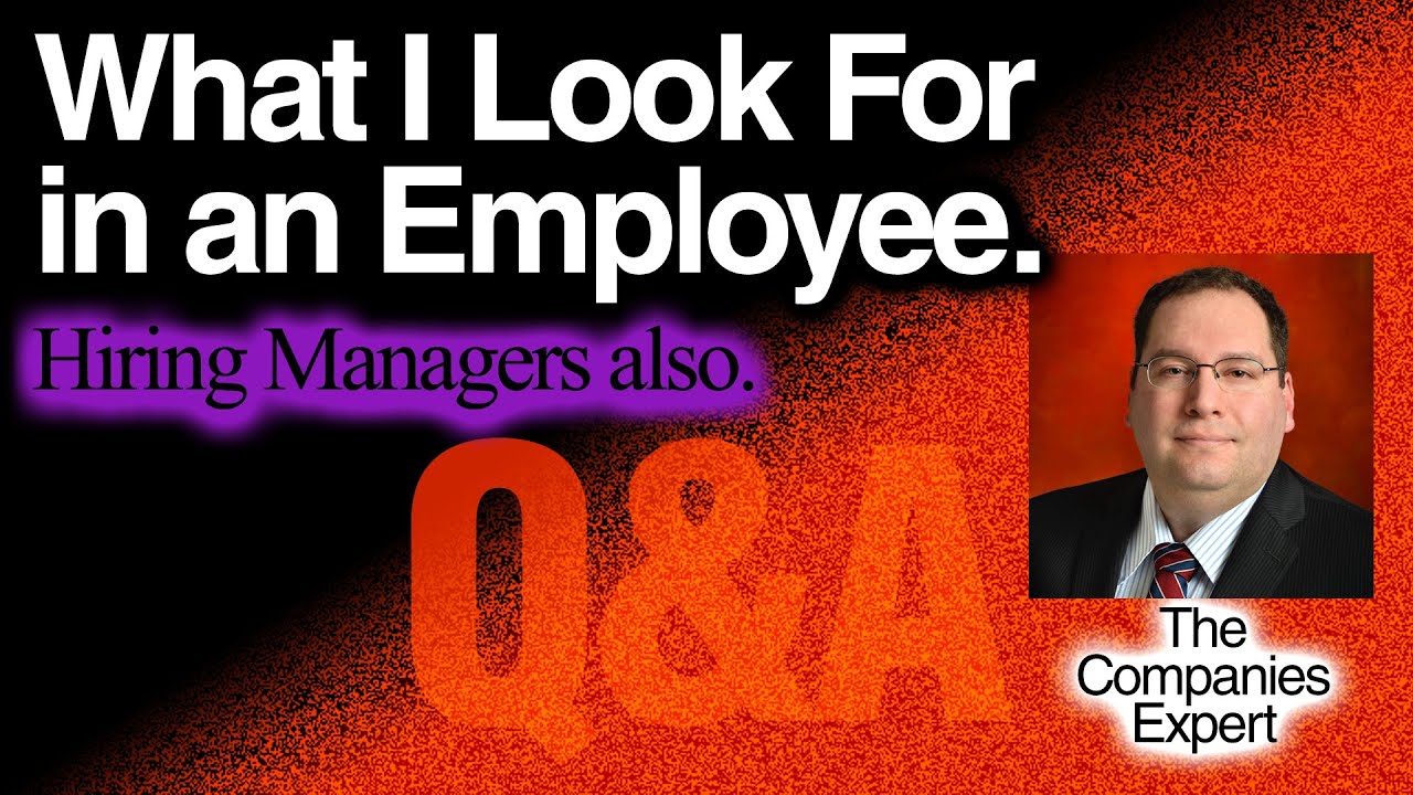 What Hiring Managers Look For in an Employee. | What Recruiters Look For in an Employee.