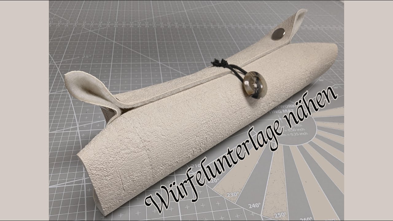 Schnelle DIY Würfelunterlage nähen – Spielspaß & Transport in einem Etui!