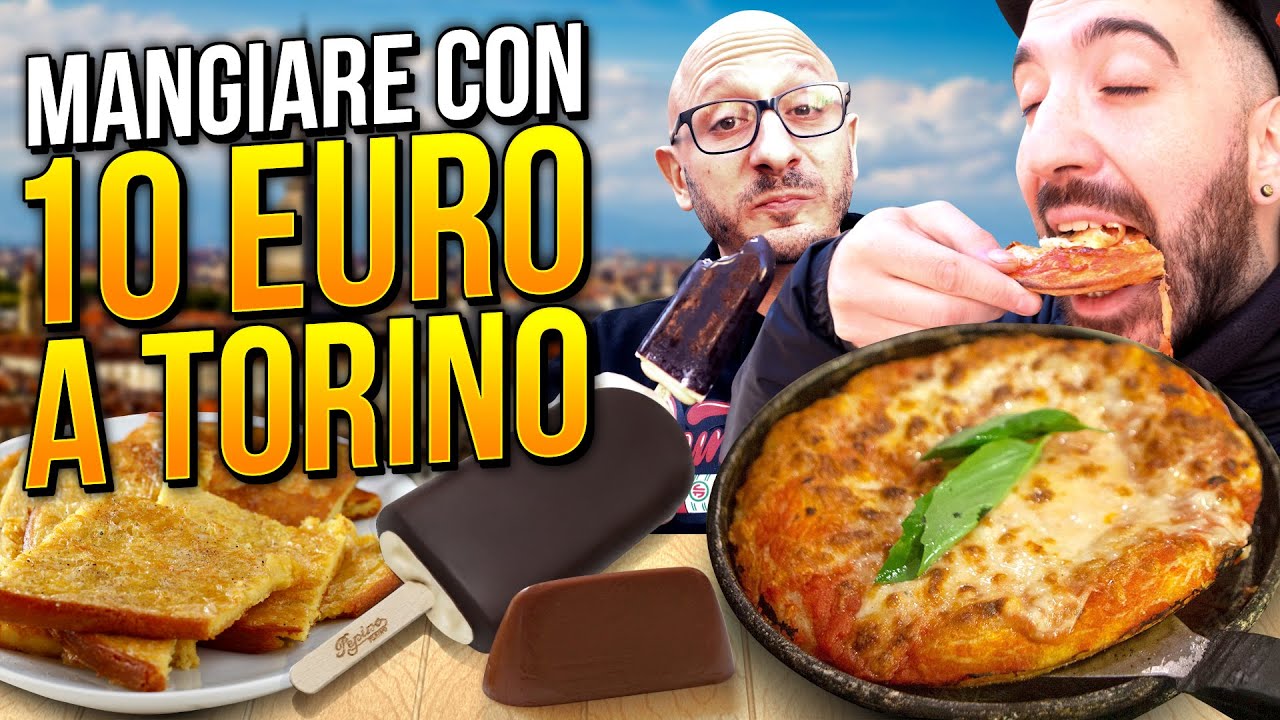 10 EURO CHALLENGE: MANGIARE IN DUE a TORINO con 10 EURO!