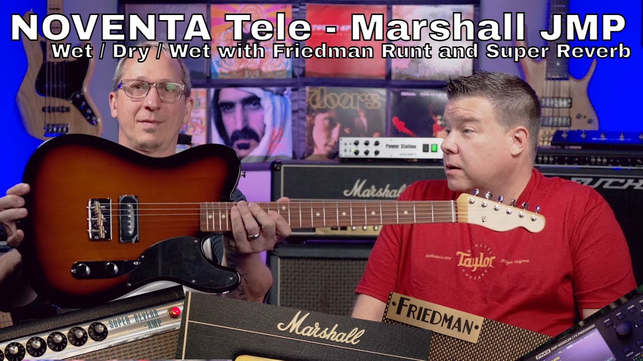 Fender Noventa P90 Telecaster Test - 1979 Marshall JMP 2204, 1968 Super Reverb, Friedman Runt 20