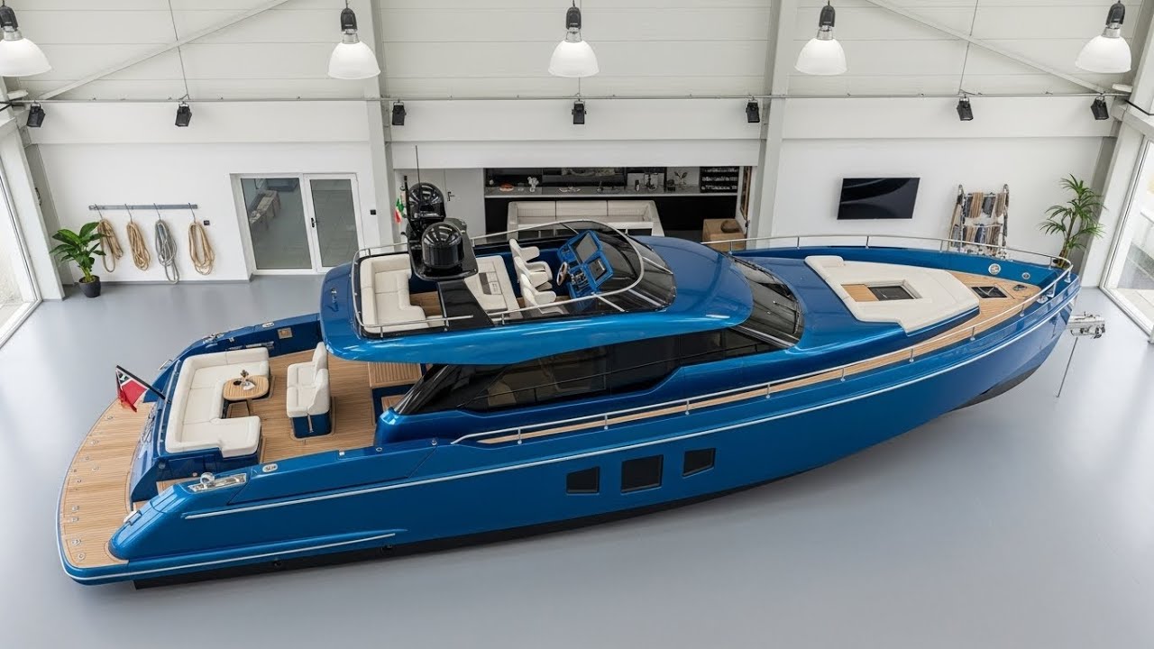 2026 Leopard 52 Royal Blue | Futuristic Luxury Yacht Tour & Feat