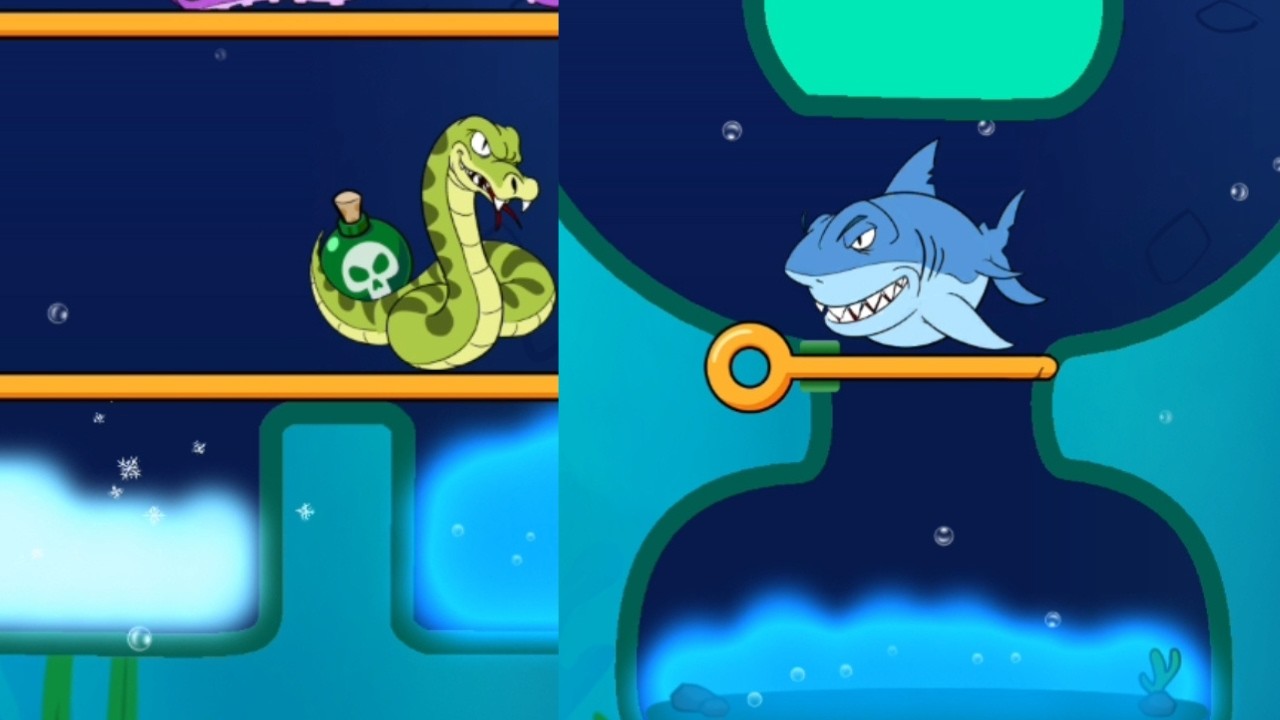 save the fish / pull the pin level save fish game pull the pin android and ios games / mobile game