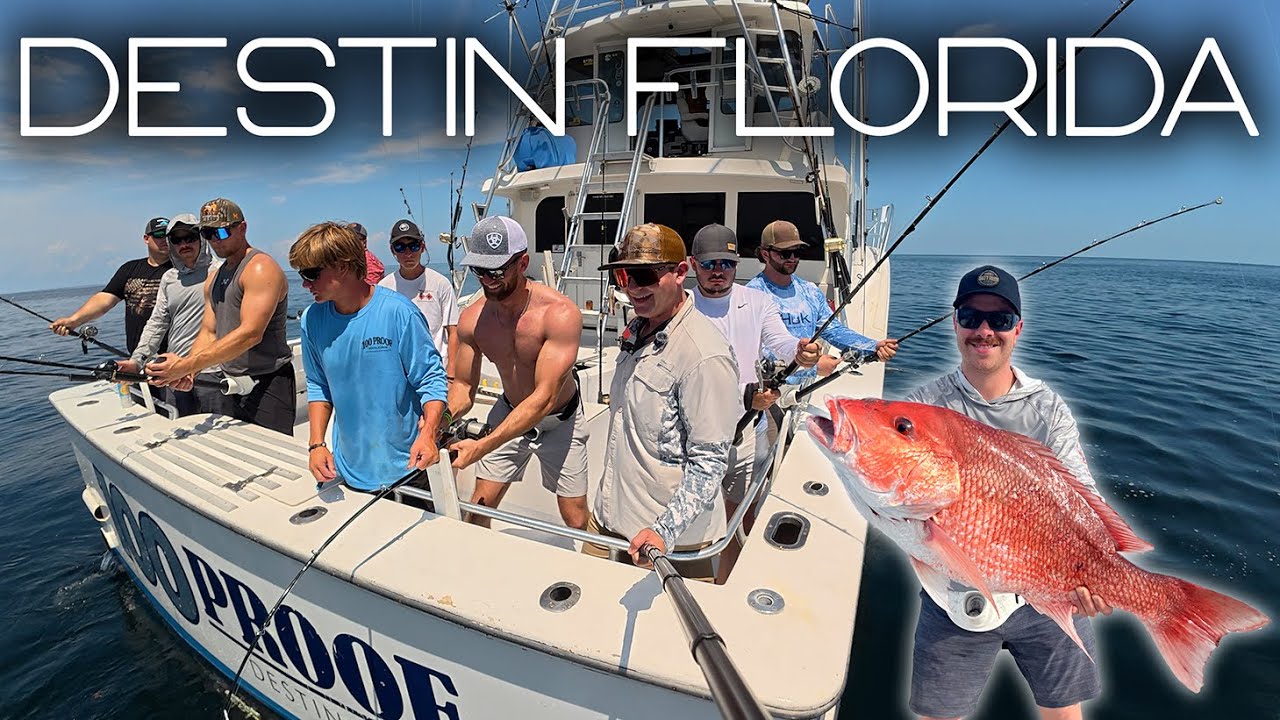 100 proof fishing charters (Destin gulf fishing)
