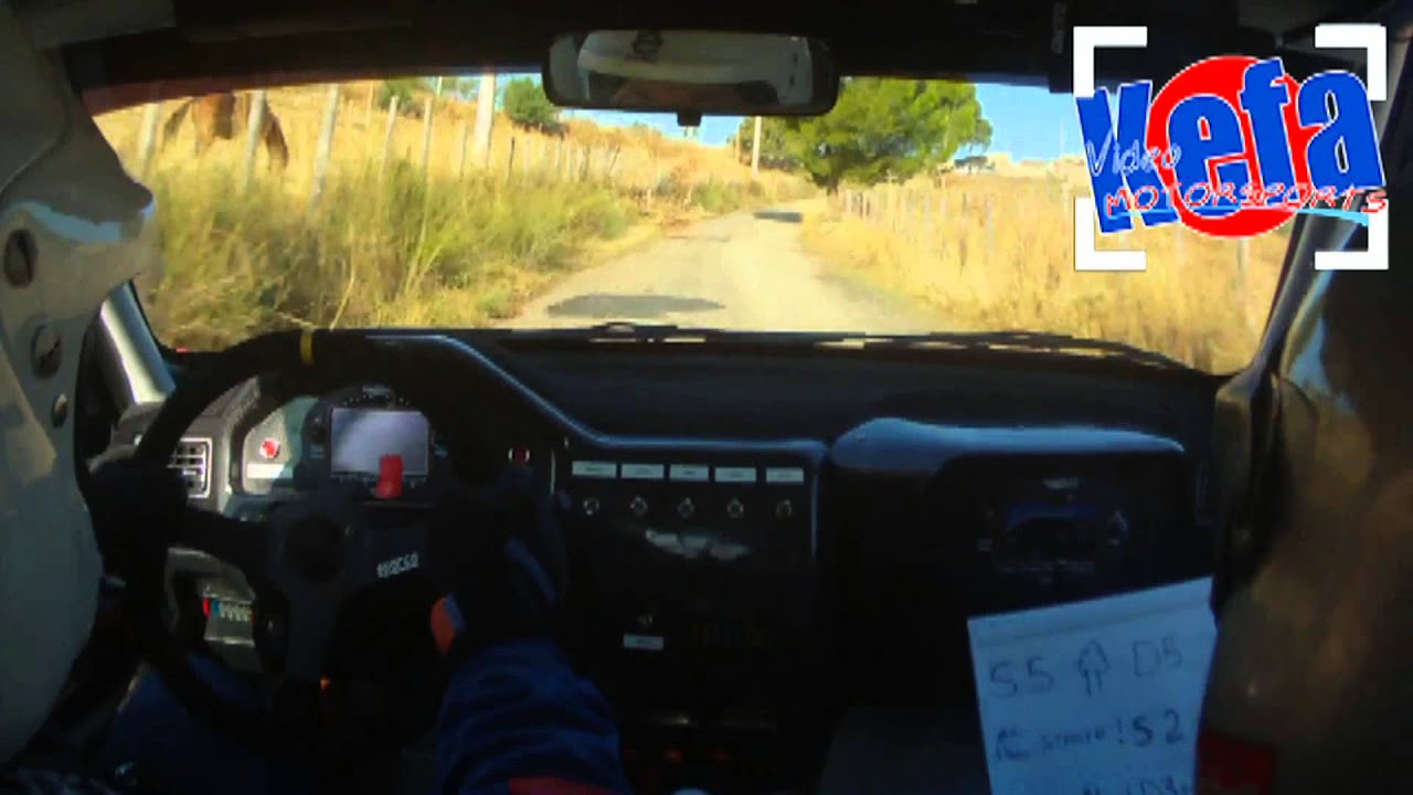 12° RALLY DI CALTANISSETTA S. Farina - E. Catania Peugeot 106 N2 CRASH