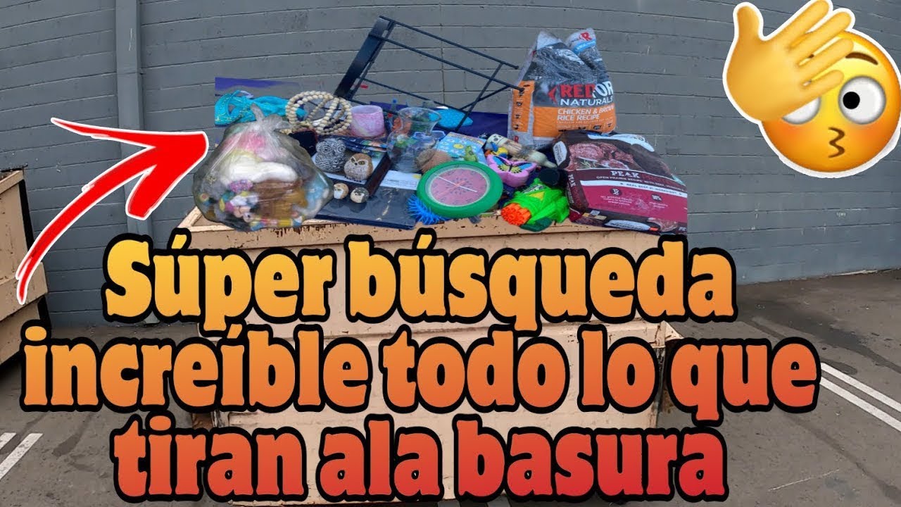 DUMPSTER DIVING ♻️Esto es una LOCURA SÚPER BÚSQUEDA increíble todo lo que TIRAN ala BASURA
