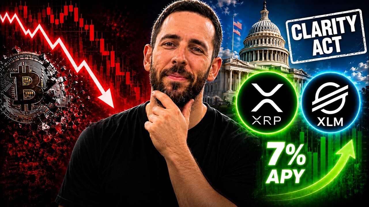 Crash cripto, ley CLARITY y una forma de generar rendimiento en XRP con Earnpark
