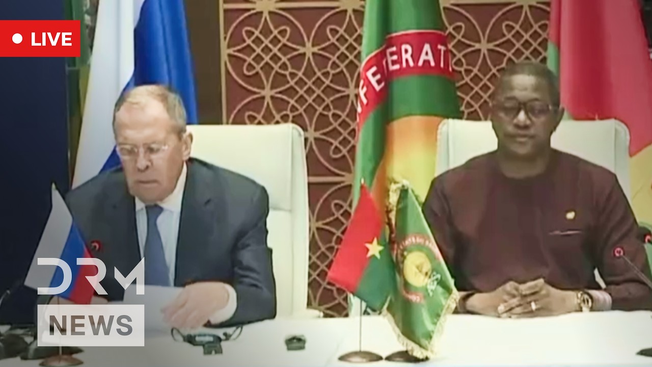 LIVE: Russia's Lavrov & Burkina Faso's Traor&eacute; Hold Joint Press Conference After Sahel Summit | AC1N