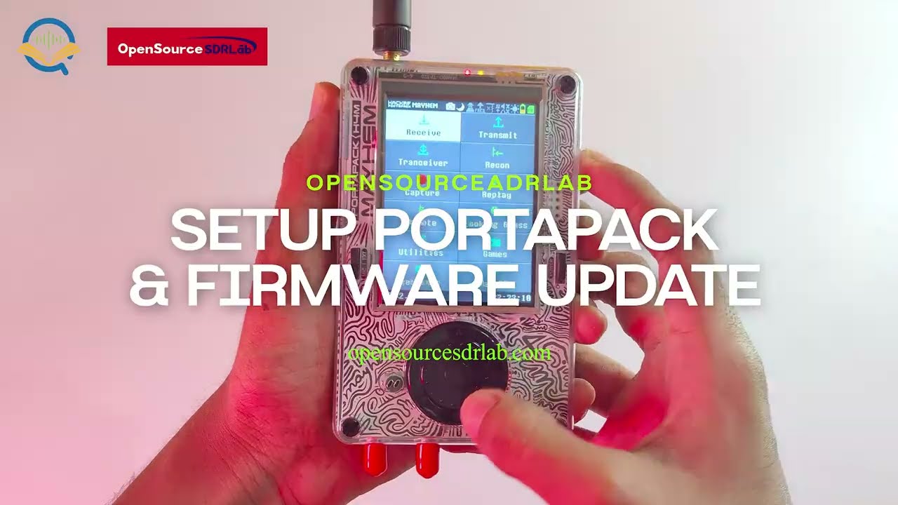 HackRF One and PortaPack H4M Setup and Firmware Update