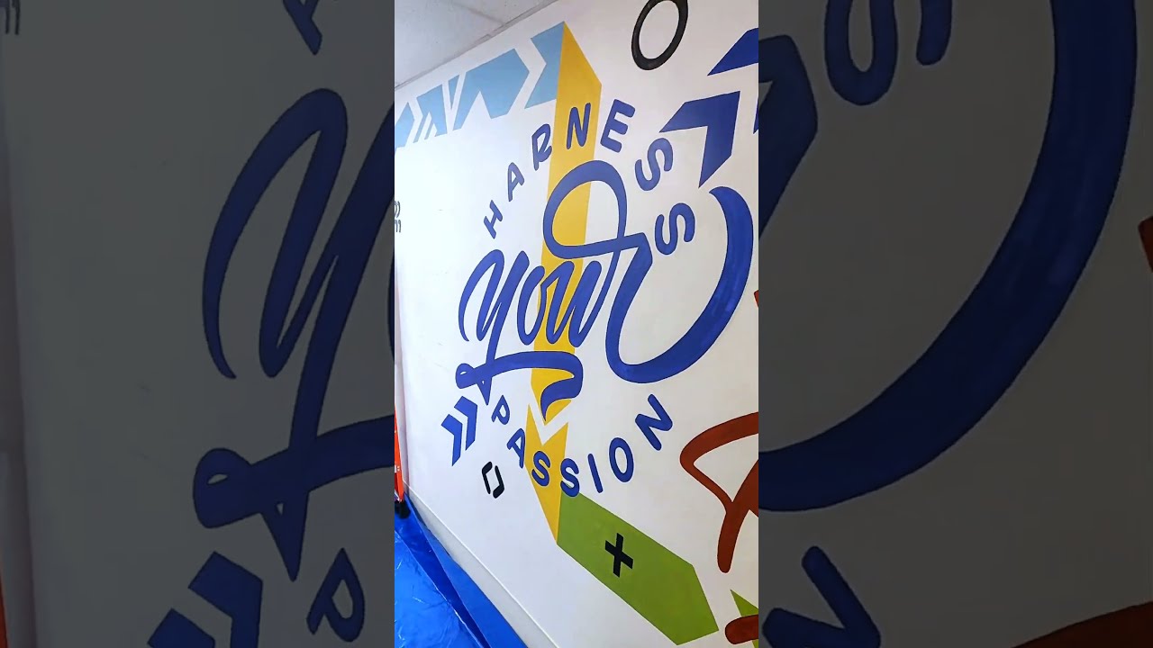 Creating The Messages | Mural Lettering