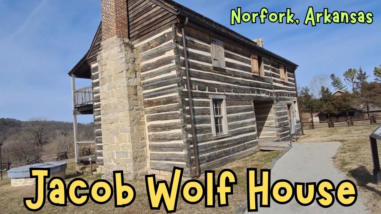 1829 Jacob Wolf House State Historic Site - Two-Story Dogtrot Log House in Norfork, AR