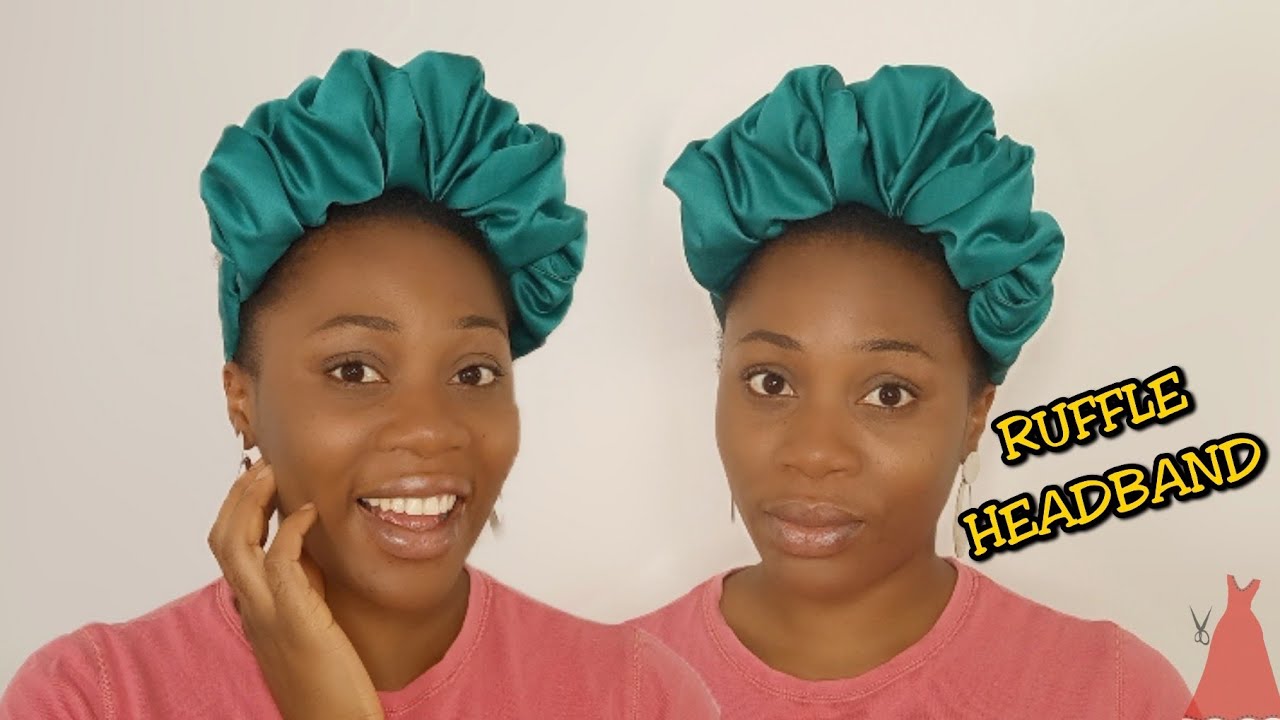 How To Make a Ruffle Headband | Trendy Statement Headband | @Stitchadress