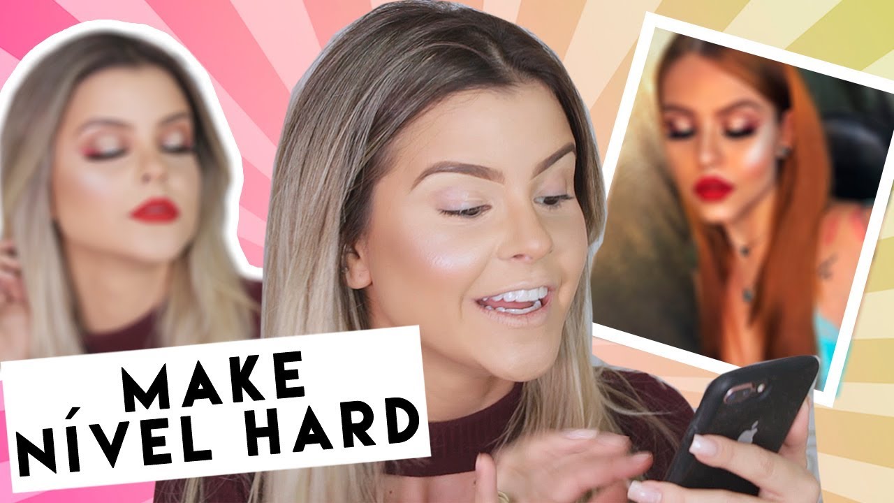 MAJU AMARAL ME DESAFIOU COM UMA MAKE GRINGA | Colab