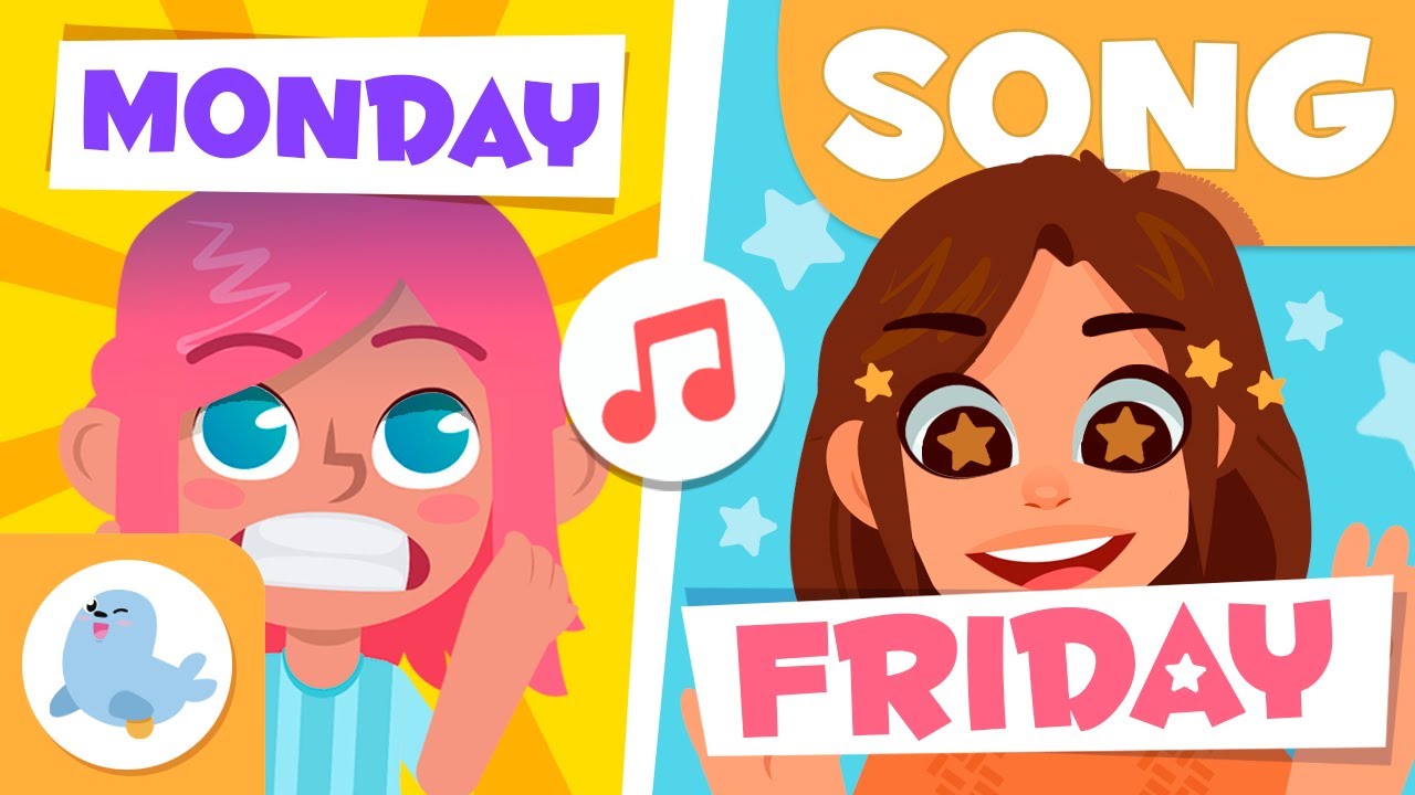 DAYS of the WEEK and EMOTIONS SONG 📆😁 Every Day is Different 🎶 Days of the Week for Kids 👦👧