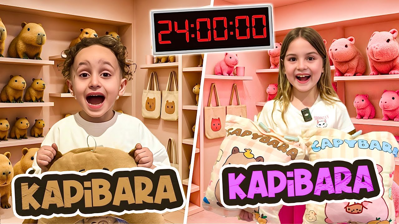 KUZEY ELİF 24 SAAT HERŞEY KAPİBARA !!