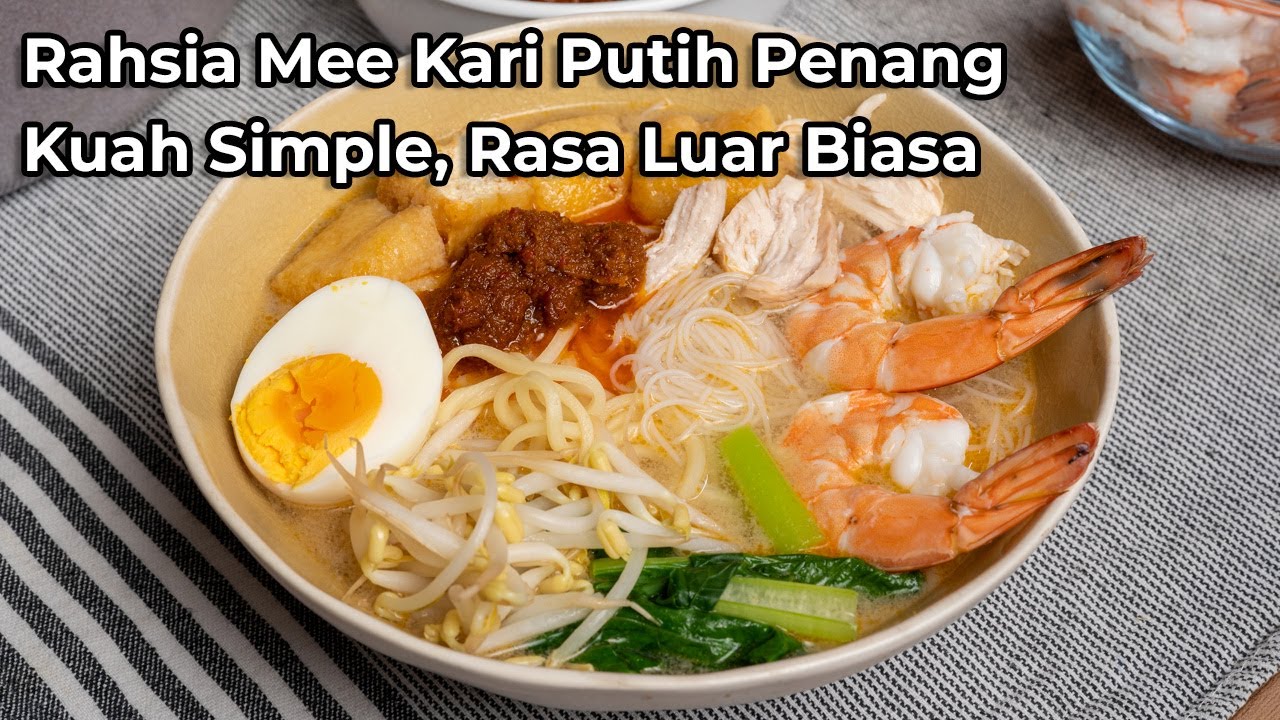 Mi Kari Penang Style! 🔥 — Kuah Simple, Rasa Luar Biasa