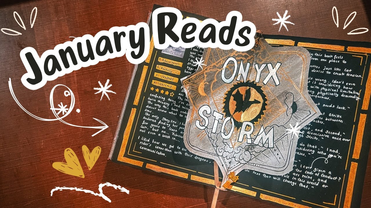 ✨ January Reading Journal Setup | 9 Books Read 📚 ✨