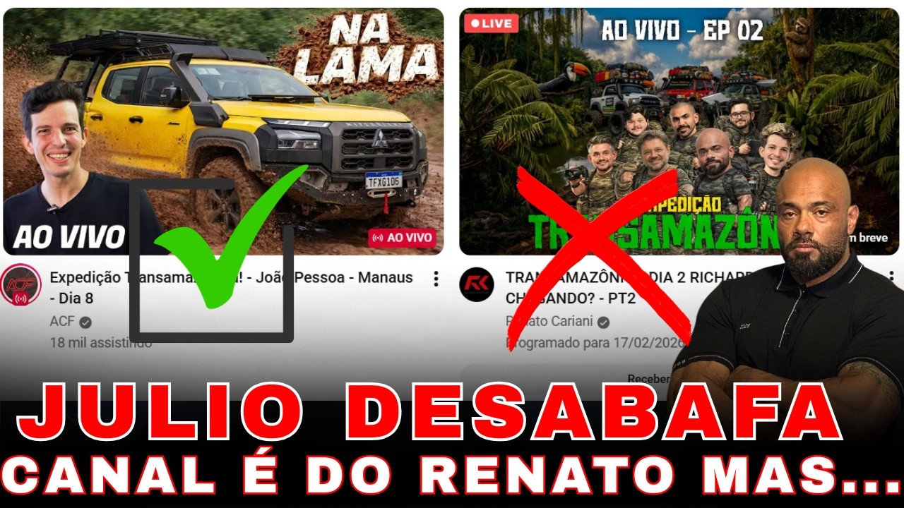 CANAL RENATO CARIANI PERDENDO TIME E CAINDO LIVE