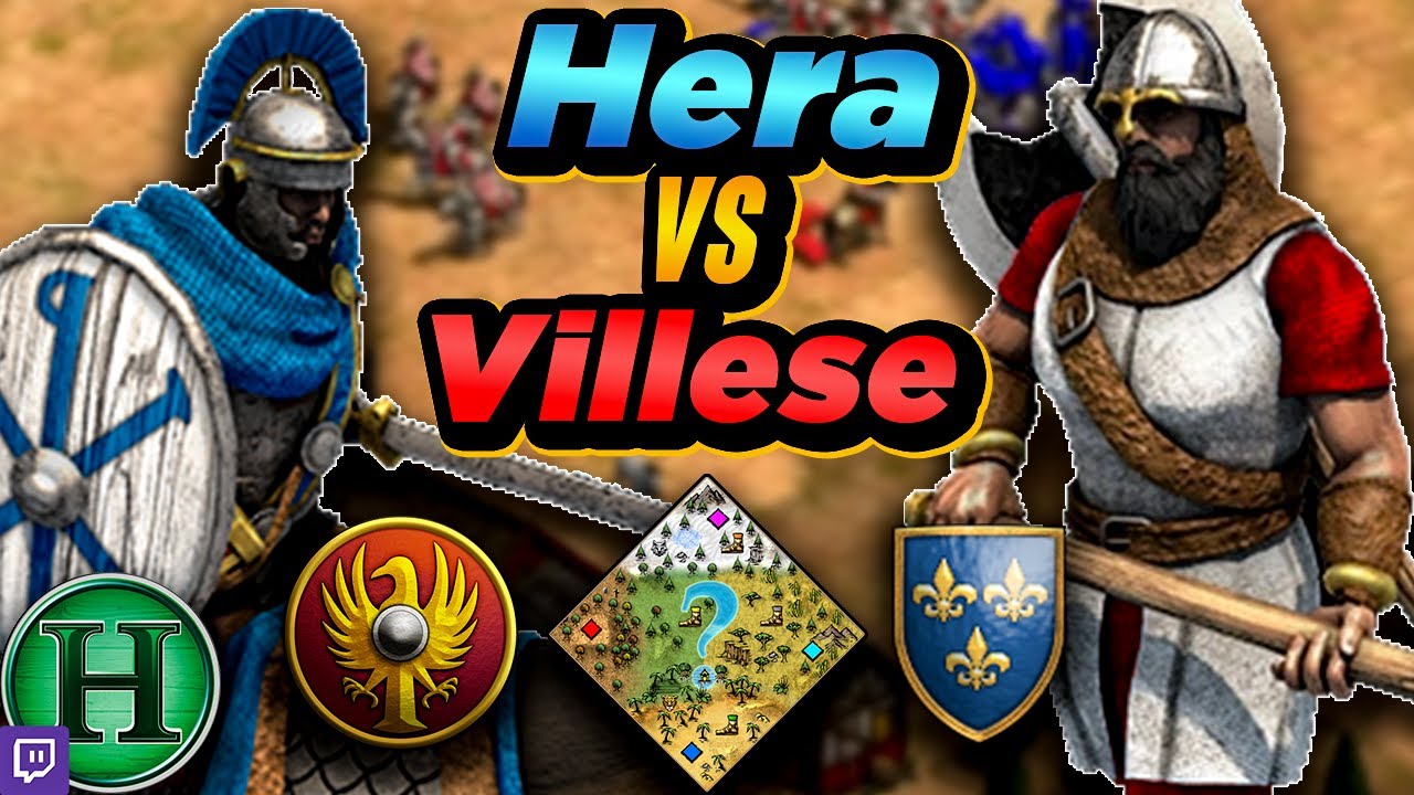 Romans vs Franks | 1v1 MegaRandom | vs Villese | AoE2
