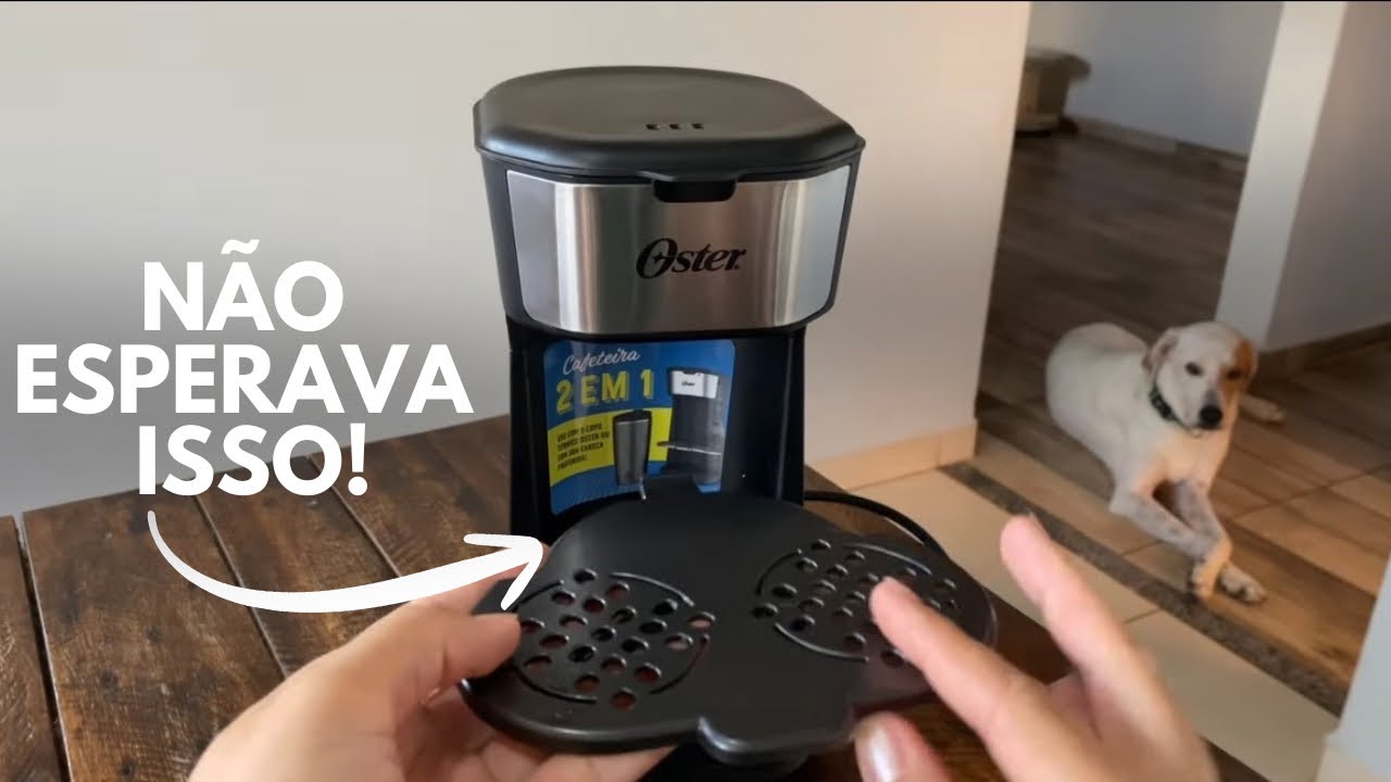 CAFETEIRA OSTER 2 EM 1 – VALE A PENA  REVIEW SINCERO, FUNCIONALIDADES + TESTE!