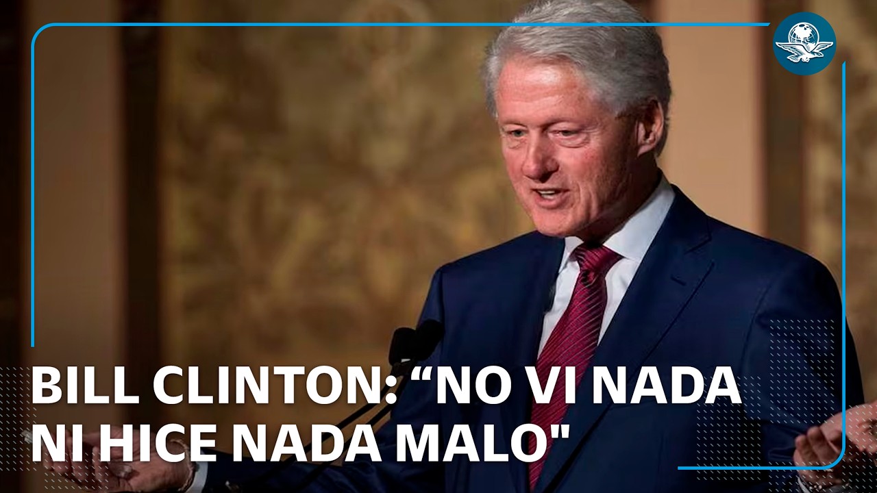 Caso Epstein: Bill Clinton dice desconocer sobre los delitos del financiero