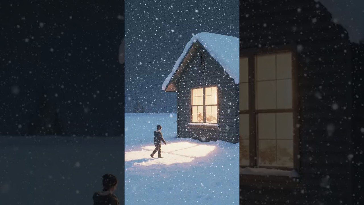 Snowy Cabin Vibes 🌨️ Winter Lofi Short