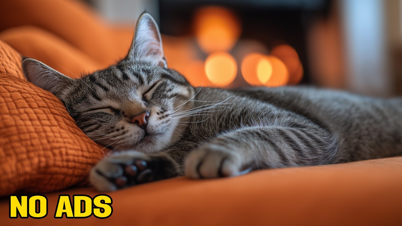 Relaxing Music For Cats 😻 Calm Sleep Sounds for Safety, Healing and Anti Anxiety