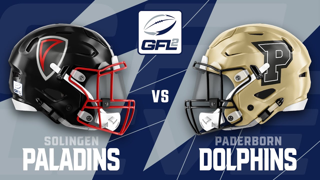GFL2 Spiel der Woche: Solingen Paladins - Paderborn Dolphins