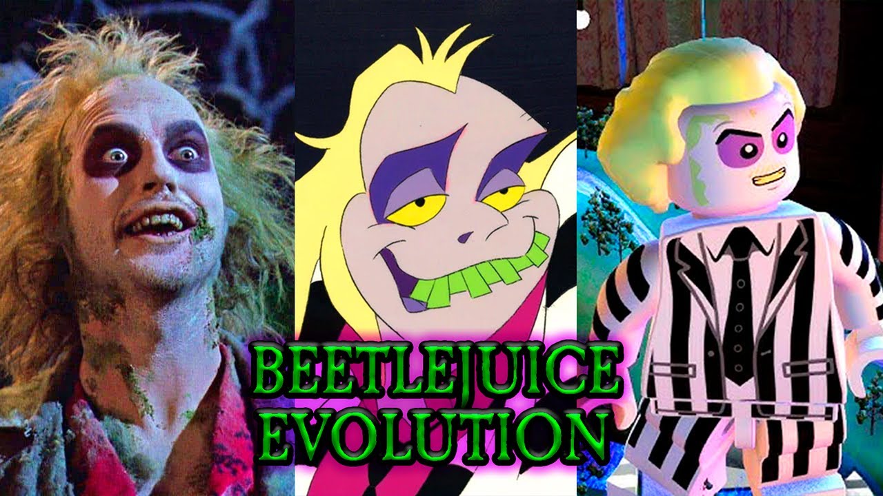 BEETLEJUICE EVOLUTION IN ALL MEDIA (1988 - 2024)