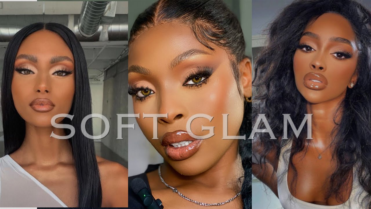 SOFT GLAM EYESHADOW TUTORIAL | SOFT GLAM BLACK GIRL MAKEUP