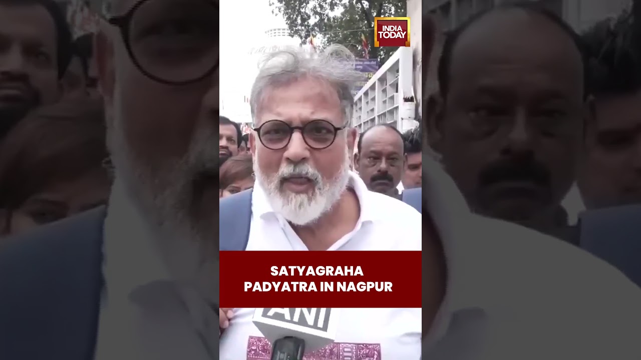 Tushar Gandhi Leads Satyagraha Padyatra in Nagpur to Protect Constitution | India Today | #nagpur