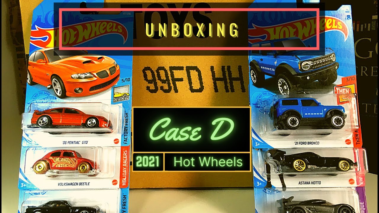 Unboxing - Hot Wheels Case D 2021