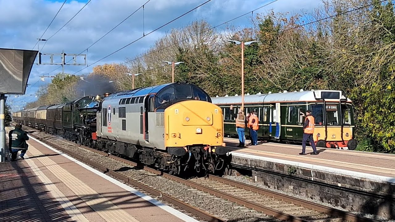 Clun Castle, Didcot, and Eddystone Day Out