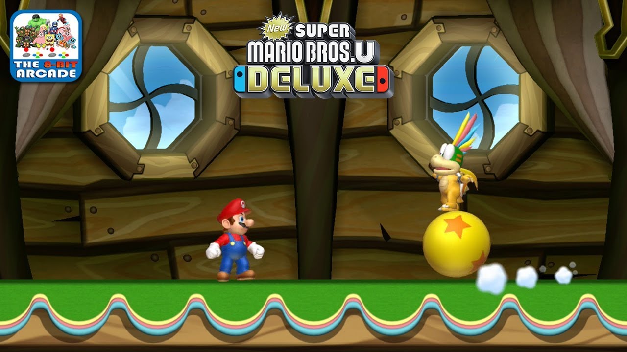 New Super Mario Bros. U Deluxe - Kicking Lemmy Koopa out of Acorn Plains (Switch Gameplay)