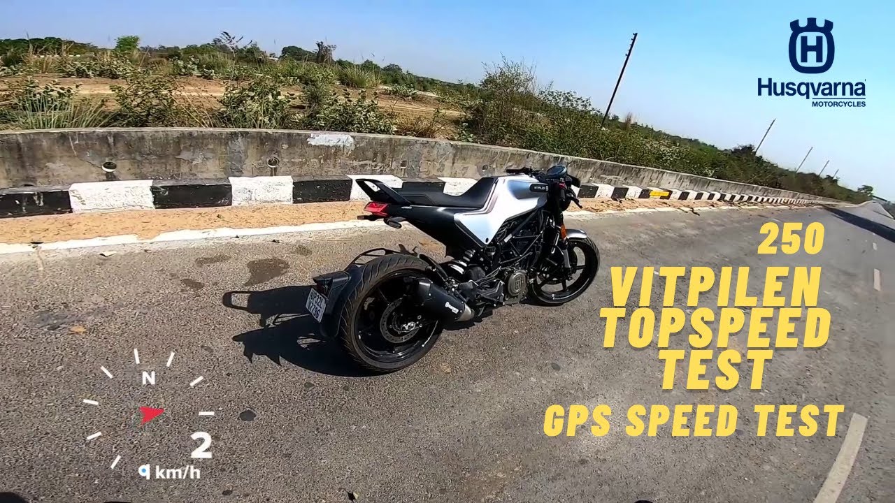 Husqvarna Vitpilen Top Speed Test India | Gps Speed Test | Speedometer Error Details