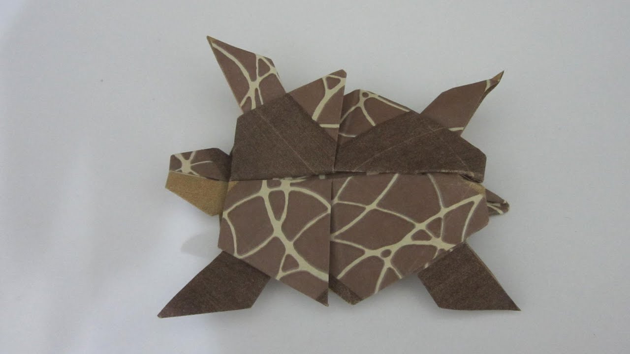 TUTORIAL : HOW TO MAKE A ORIGAMI TURTLE (Creator: Steven Casey)