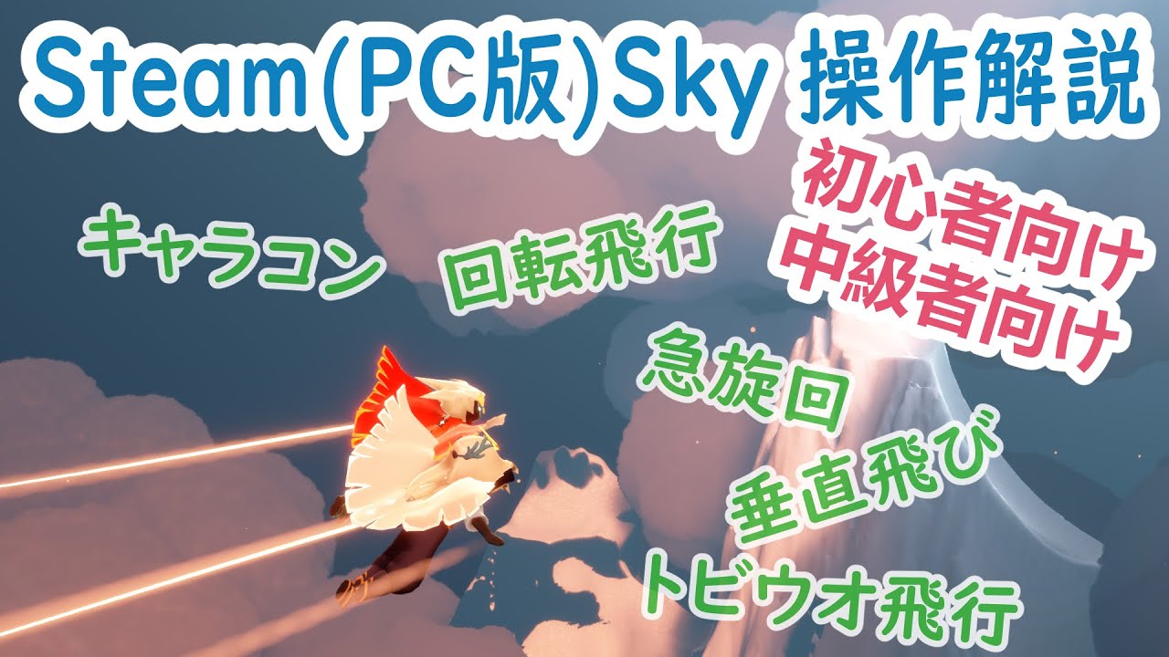 【Sky星を紡ぐこどもたち】Steam版Skyのススメ【回転飛行・垂直跳び】
