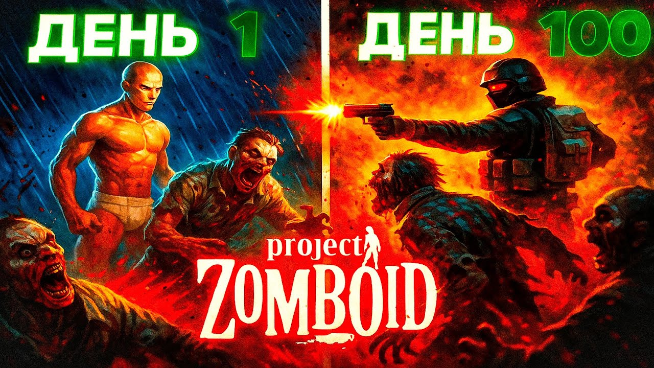 100 ДНЕЙ ТЯЖЕЛОГО ВЫЖИВАНИЯ в Project Zomboid